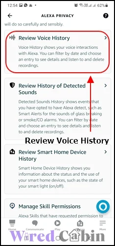 Review Voice History