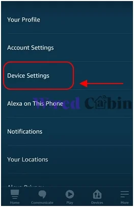 device setting