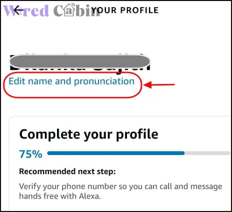 Edit name and pronunciation
